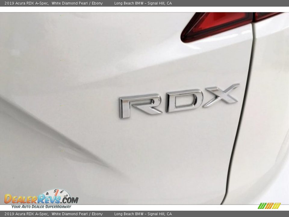 2019 Acura RDX A-Spec White Diamond Pearl / Ebony Photo #7