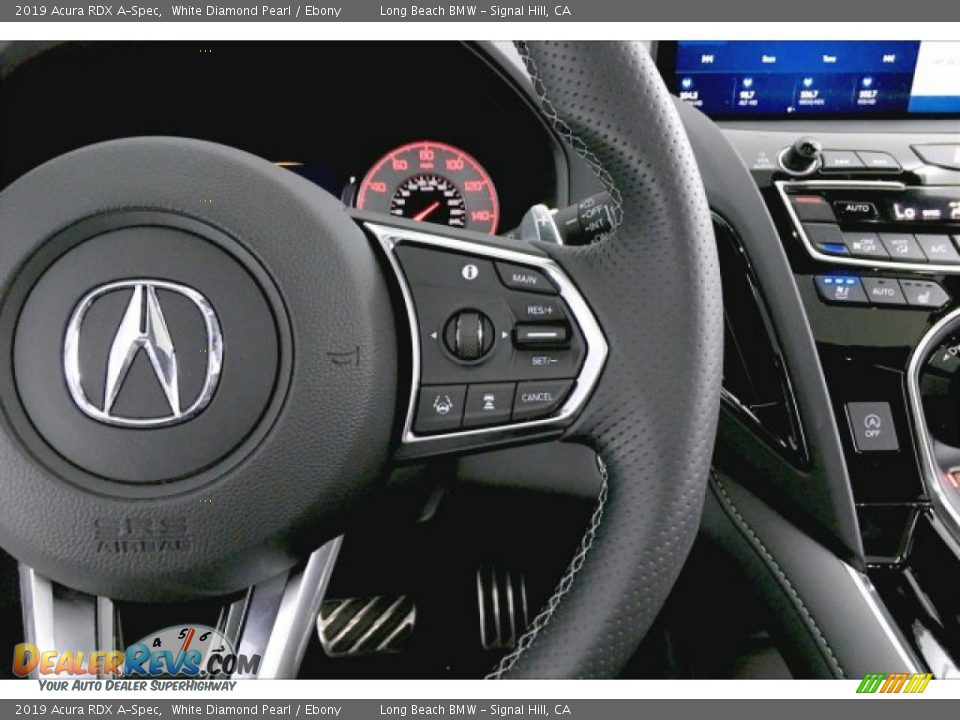 2019 Acura RDX A-Spec White Diamond Pearl / Ebony Photo #15