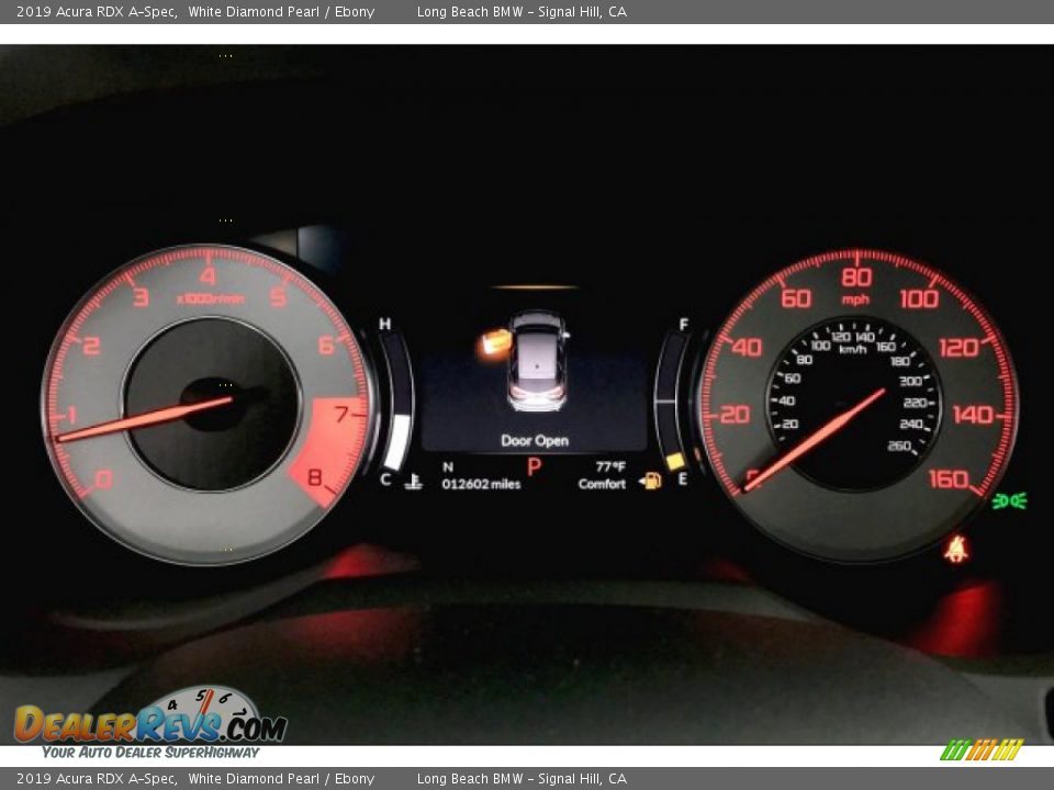 2019 Acura RDX A-Spec White Diamond Pearl / Ebony Photo #16