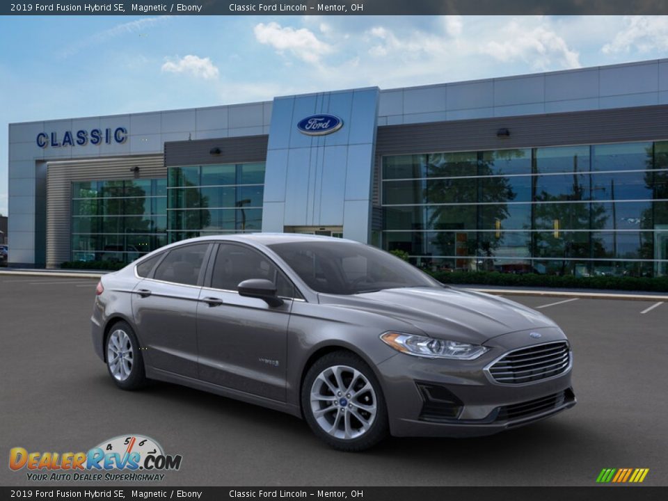 2019 Ford Fusion Hybrid SE Magnetic / Ebony Photo #7