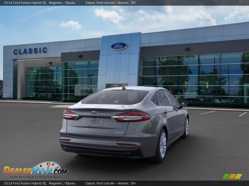 2019 Ford Fusion Hybrid SE Magnetic / Ebony Photo #8