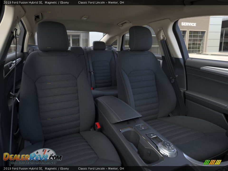 2019 Ford Fusion Hybrid SE Magnetic / Ebony Photo #10