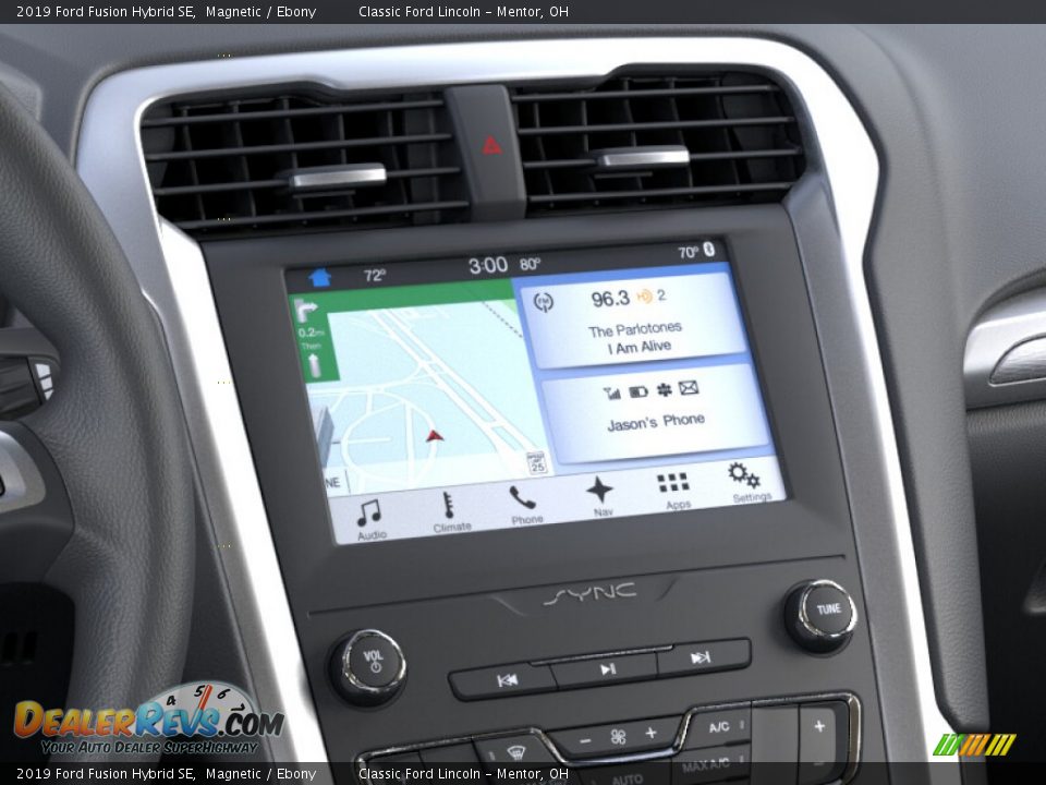 2019 Ford Fusion Hybrid SE Magnetic / Ebony Photo #14