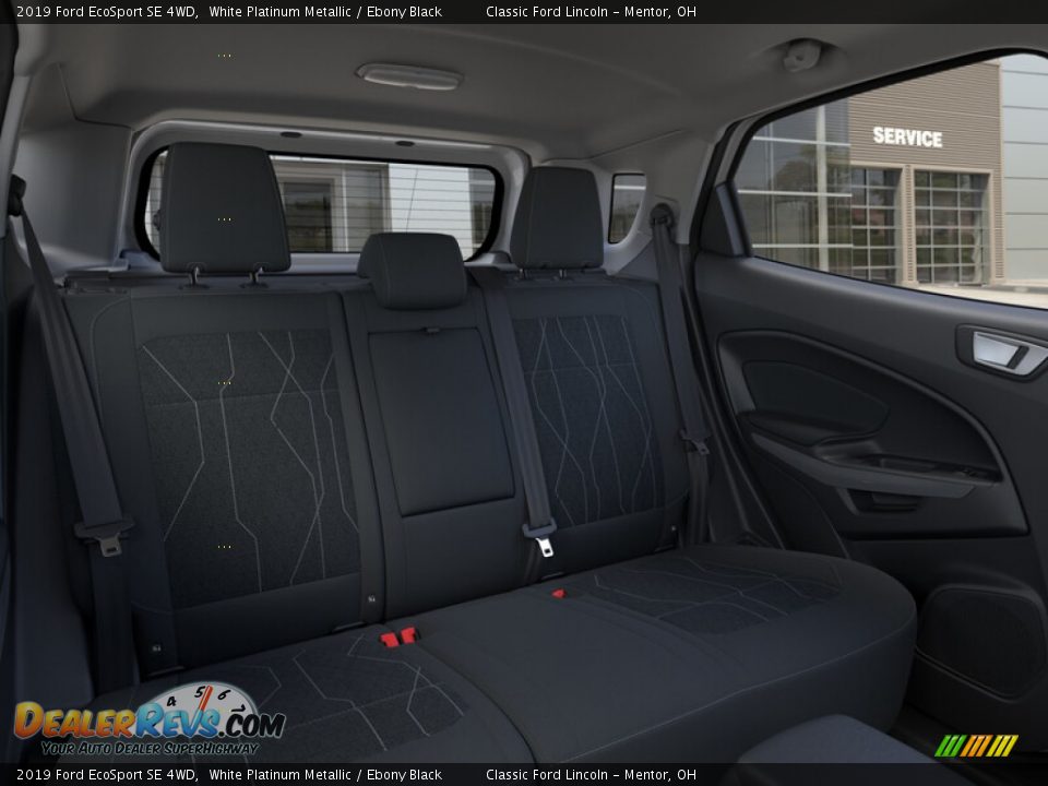 2019 Ford EcoSport SE 4WD White Platinum Metallic / Ebony Black Photo #11