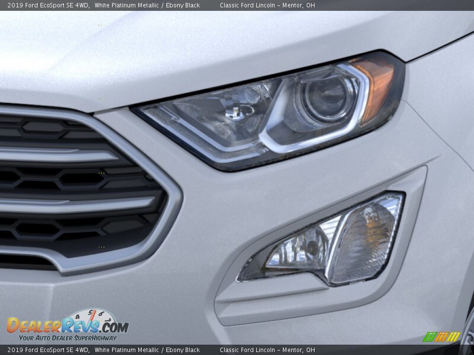 2019 Ford EcoSport SE 4WD White Platinum Metallic / Ebony Black Photo #18
