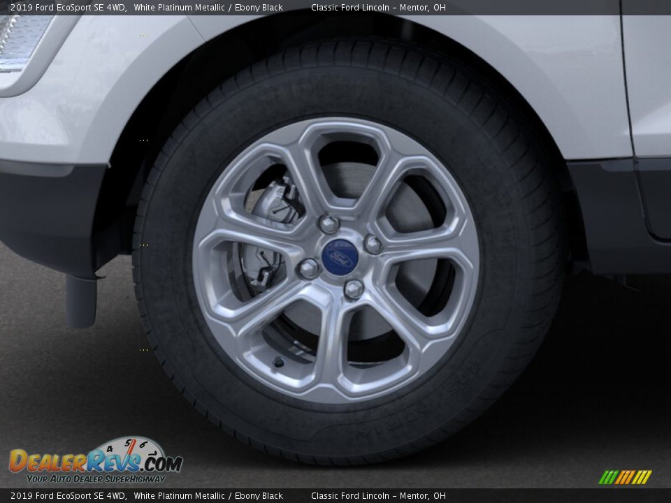 2019 Ford EcoSport SE 4WD White Platinum Metallic / Ebony Black Photo #19