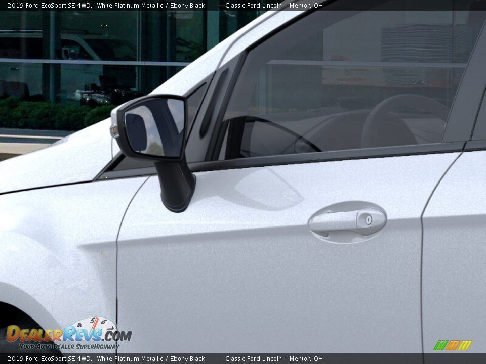 2019 Ford EcoSport SE 4WD White Platinum Metallic / Ebony Black Photo #20