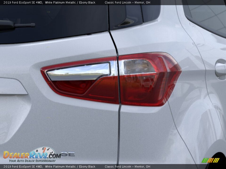 2019 Ford EcoSport SE 4WD White Platinum Metallic / Ebony Black Photo #21