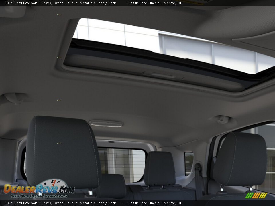2019 Ford EcoSport SE 4WD White Platinum Metallic / Ebony Black Photo #22