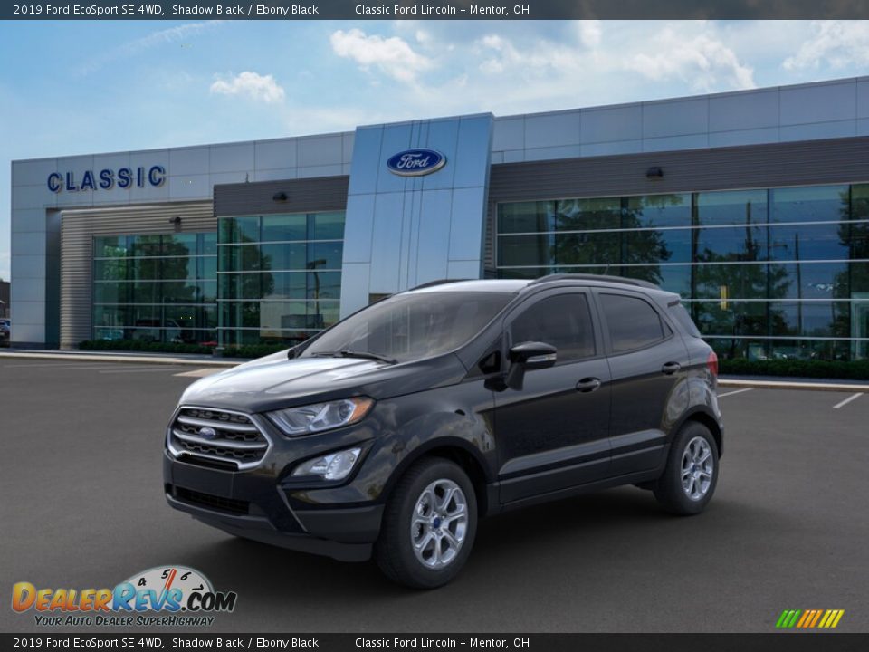 2019 Ford EcoSport SE 4WD Shadow Black / Ebony Black Photo #1