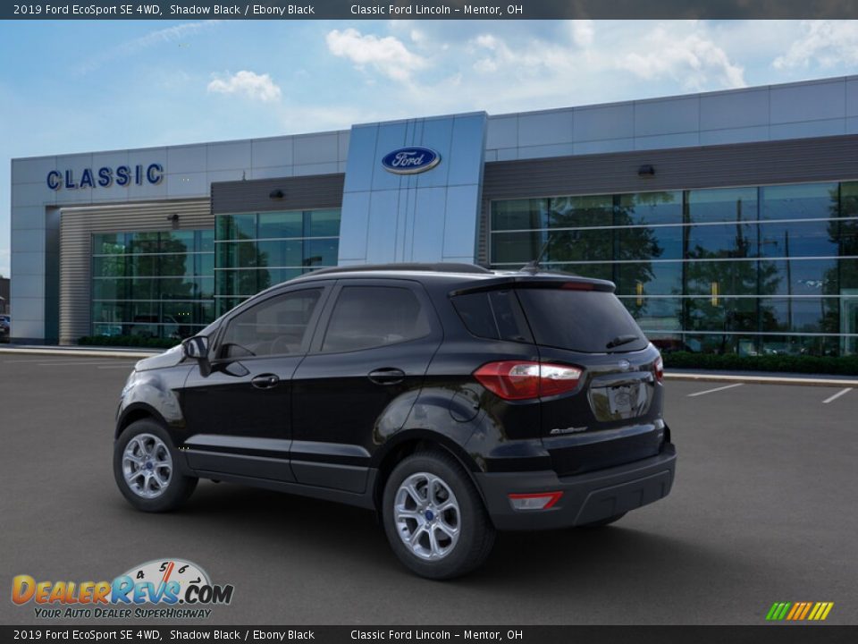 2019 Ford EcoSport SE 4WD Shadow Black / Ebony Black Photo #4