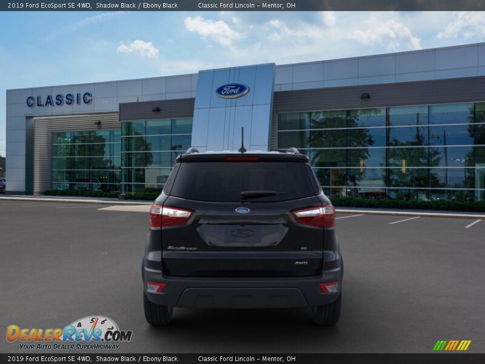 2019 Ford EcoSport SE 4WD Shadow Black / Ebony Black Photo #5