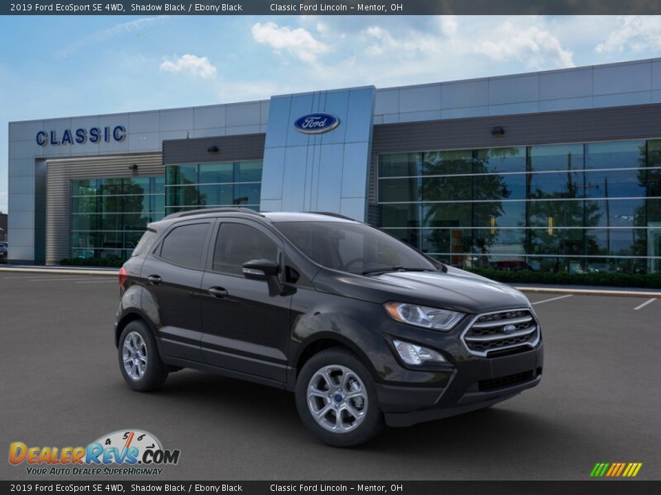 2019 Ford EcoSport SE 4WD Shadow Black / Ebony Black Photo #7