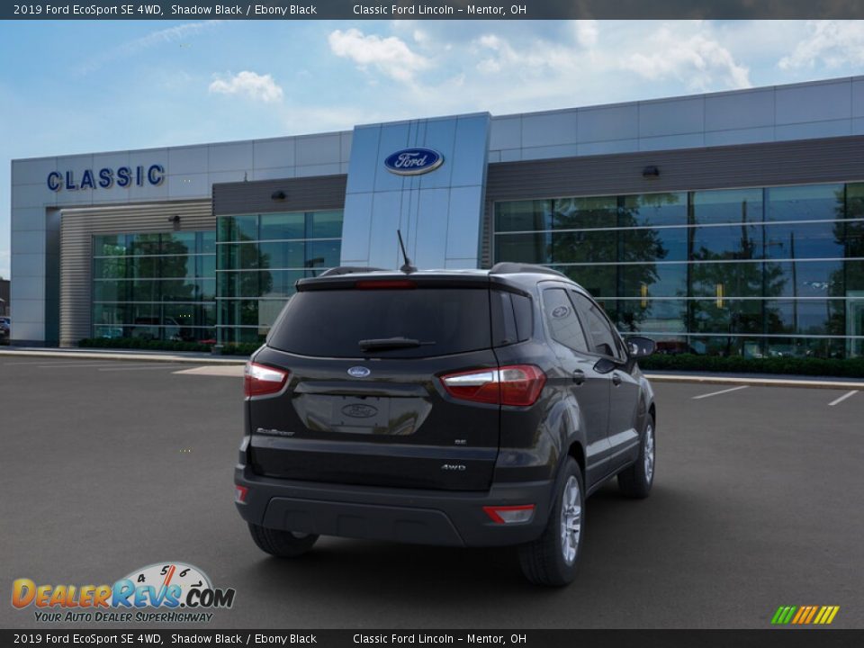 2019 Ford EcoSport SE 4WD Shadow Black / Ebony Black Photo #8