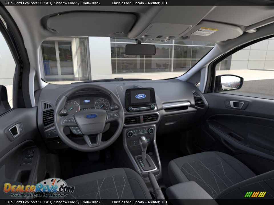 2019 Ford EcoSport SE 4WD Shadow Black / Ebony Black Photo #9
