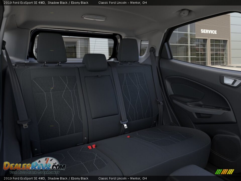 2019 Ford EcoSport SE 4WD Shadow Black / Ebony Black Photo #11