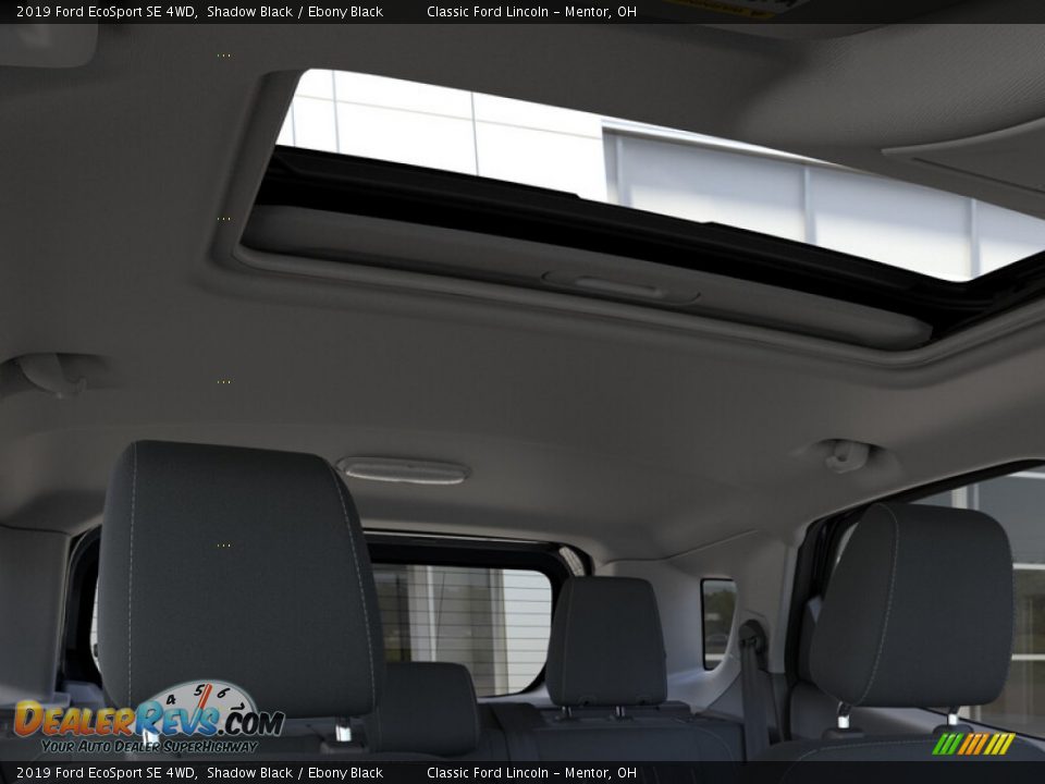 2019 Ford EcoSport SE 4WD Shadow Black / Ebony Black Photo #22
