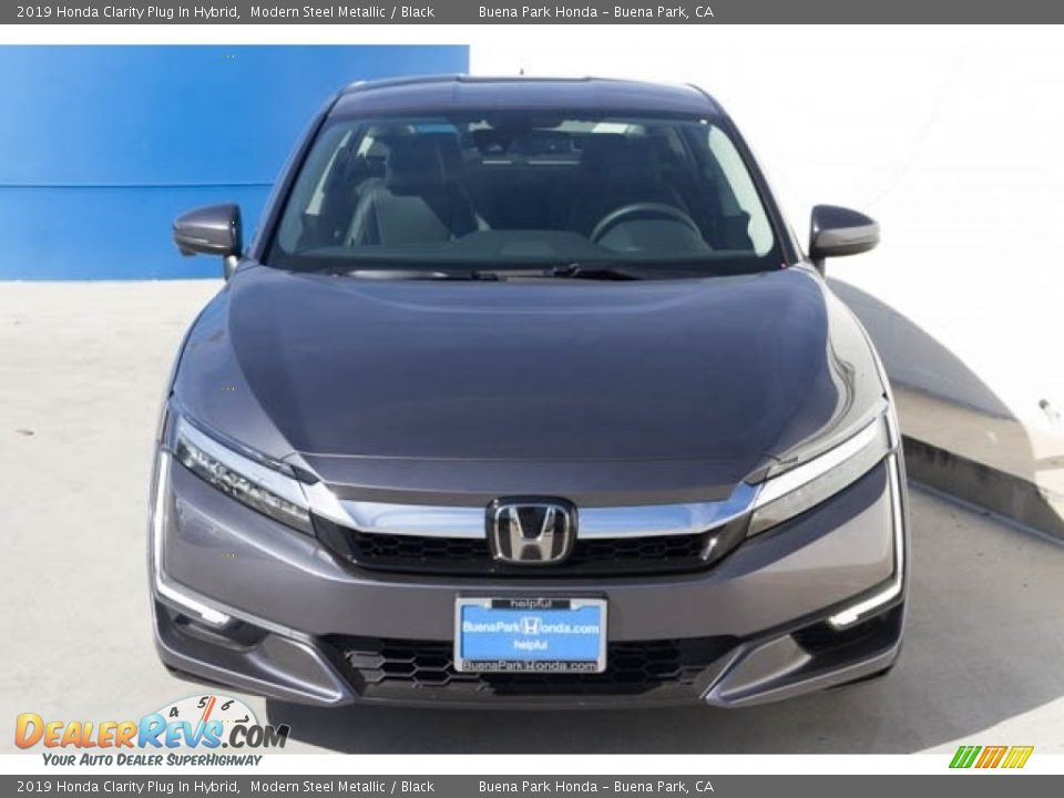 2019 Honda Clarity Plug In Hybrid Modern Steel Metallic / Black Photo #3