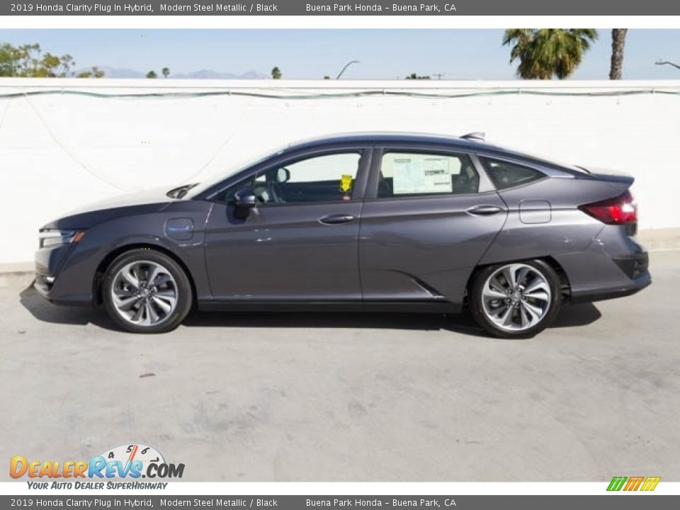 2019 Honda Clarity Plug In Hybrid Modern Steel Metallic / Black Photo #9