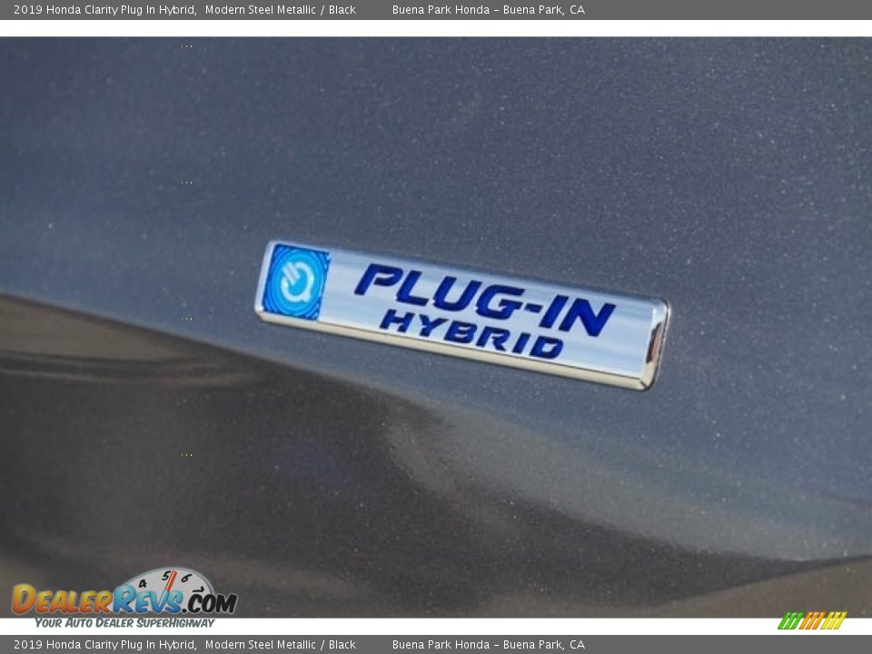 2019 Honda Clarity Plug In Hybrid Modern Steel Metallic / Black Photo #10