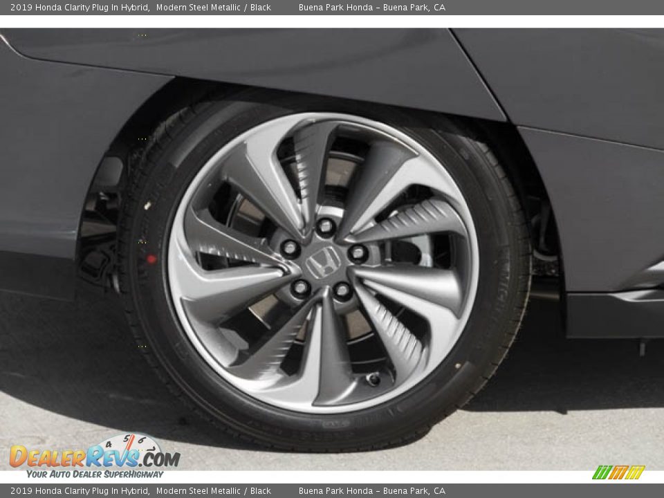 2019 Honda Clarity Plug In Hybrid Modern Steel Metallic / Black Photo #13