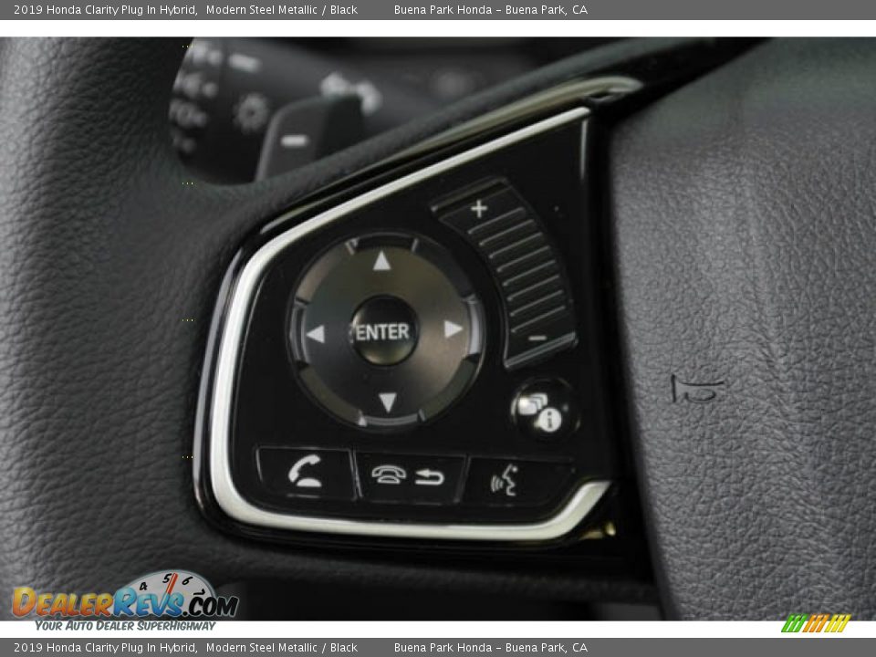 2019 Honda Clarity Plug In Hybrid Modern Steel Metallic / Black Photo #26