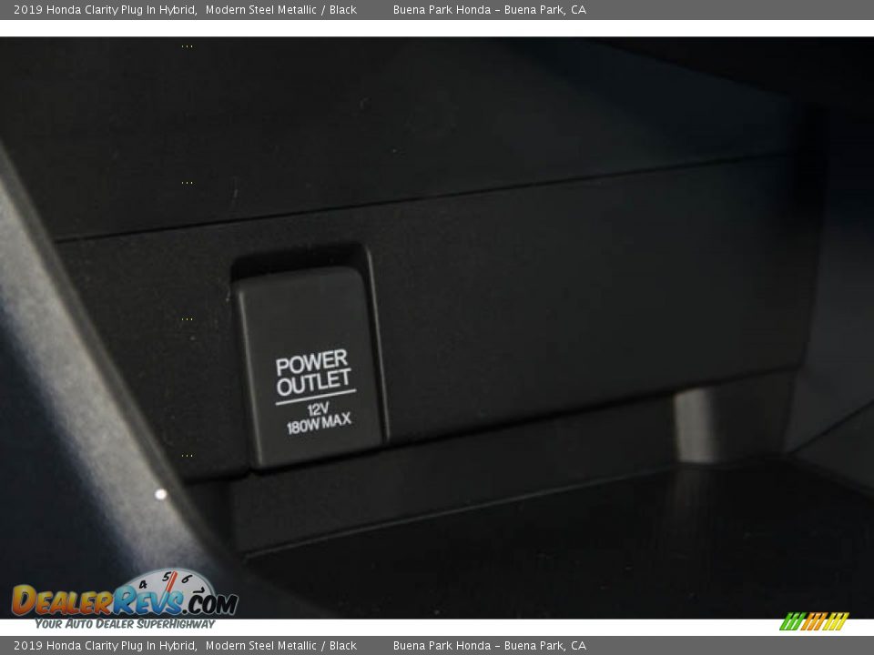 2019 Honda Clarity Plug In Hybrid Modern Steel Metallic / Black Photo #28