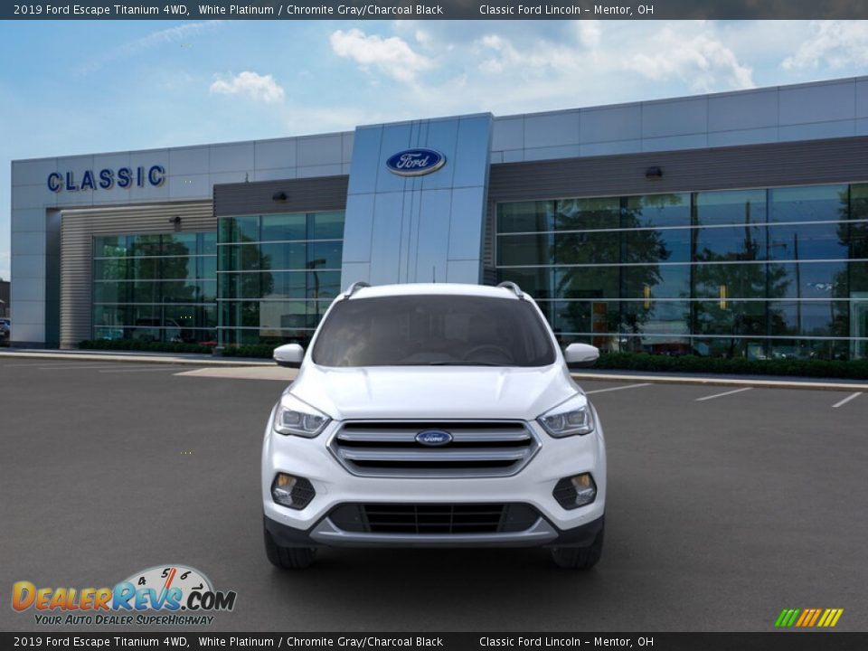 2019 Ford Escape Titanium 4WD White Platinum / Chromite Gray/Charcoal Black Photo #6