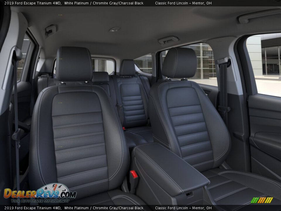 2019 Ford Escape Titanium 4WD White Platinum / Chromite Gray/Charcoal Black Photo #10