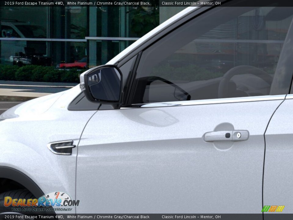 2019 Ford Escape Titanium 4WD White Platinum / Chromite Gray/Charcoal Black Photo #20