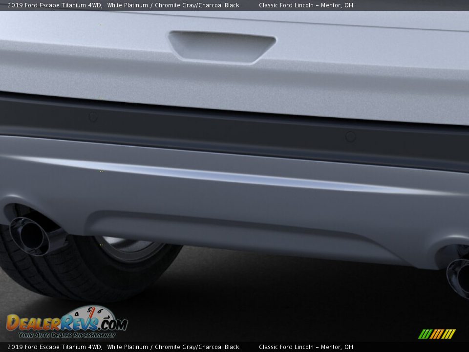 2019 Ford Escape Titanium 4WD White Platinum / Chromite Gray/Charcoal Black Photo #23