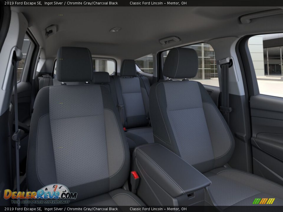 2019 Ford Escape SE Ingot Silver / Chromite Gray/Charcoal Black Photo #10