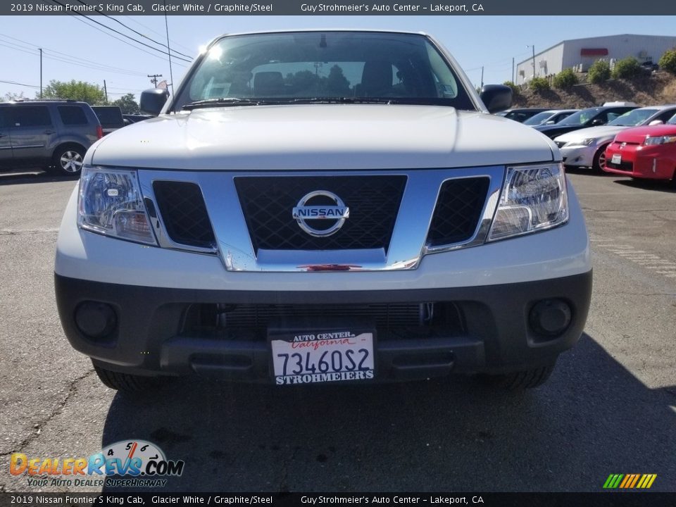 2019 Nissan Frontier S King Cab Glacier White / Graphite/Steel Photo #3