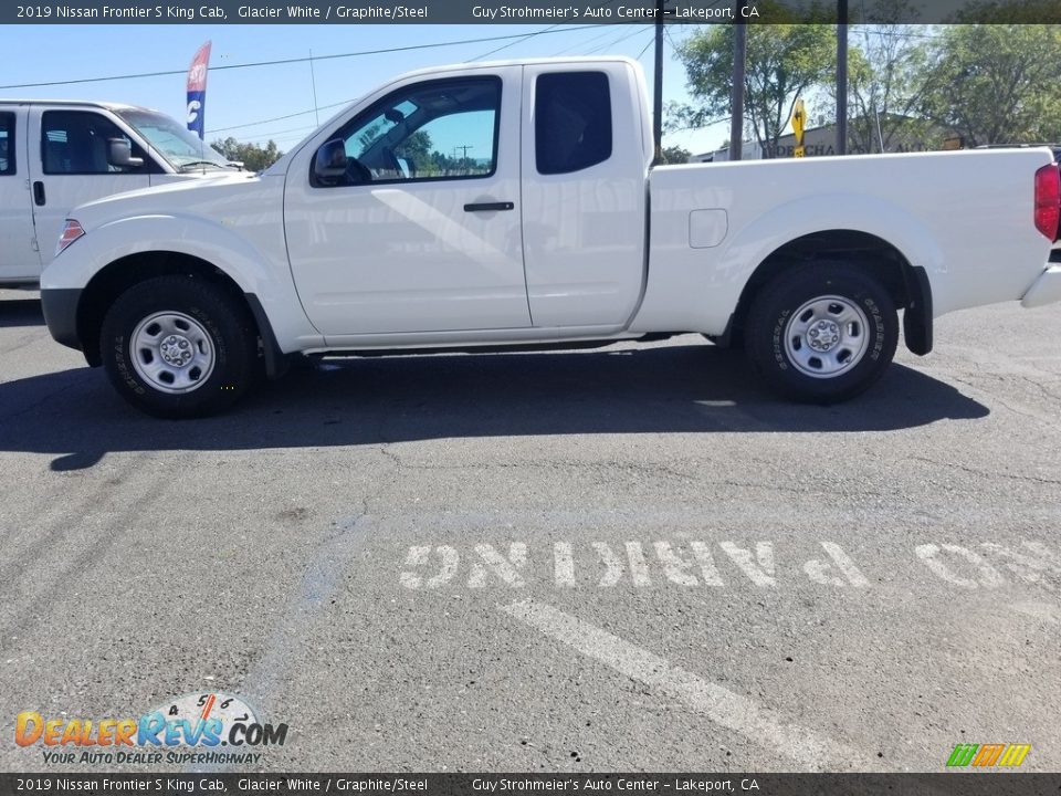 2019 Nissan Frontier S King Cab Glacier White / Graphite/Steel Photo #4