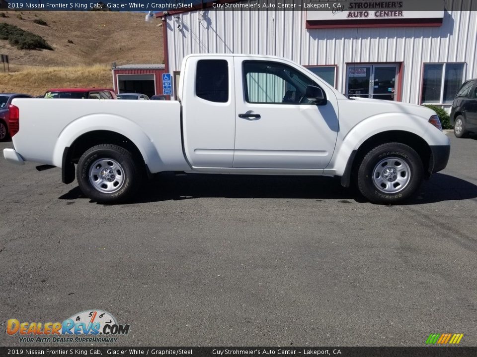 2019 Nissan Frontier S King Cab Glacier White / Graphite/Steel Photo #5