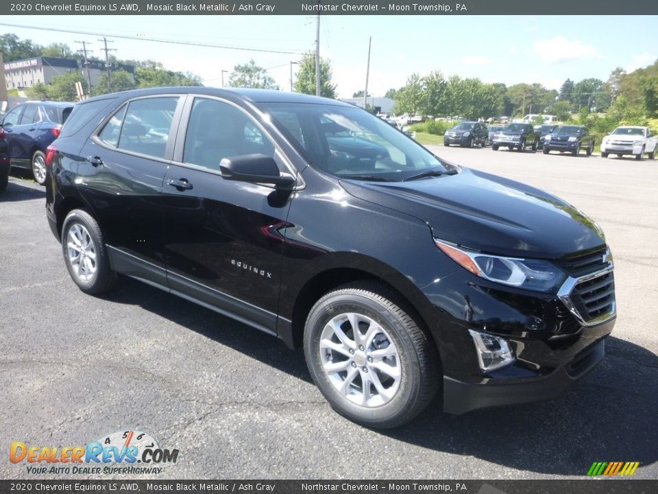 2020 Chevrolet Equinox LS AWD Mosaic Black Metallic / Ash Gray Photo #7