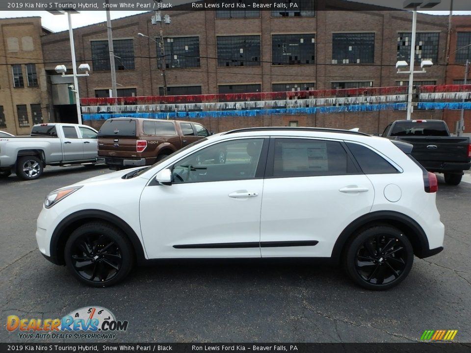 2019 Kia Niro S Touring Hybrid Snow White Pearl / Black Photo #6