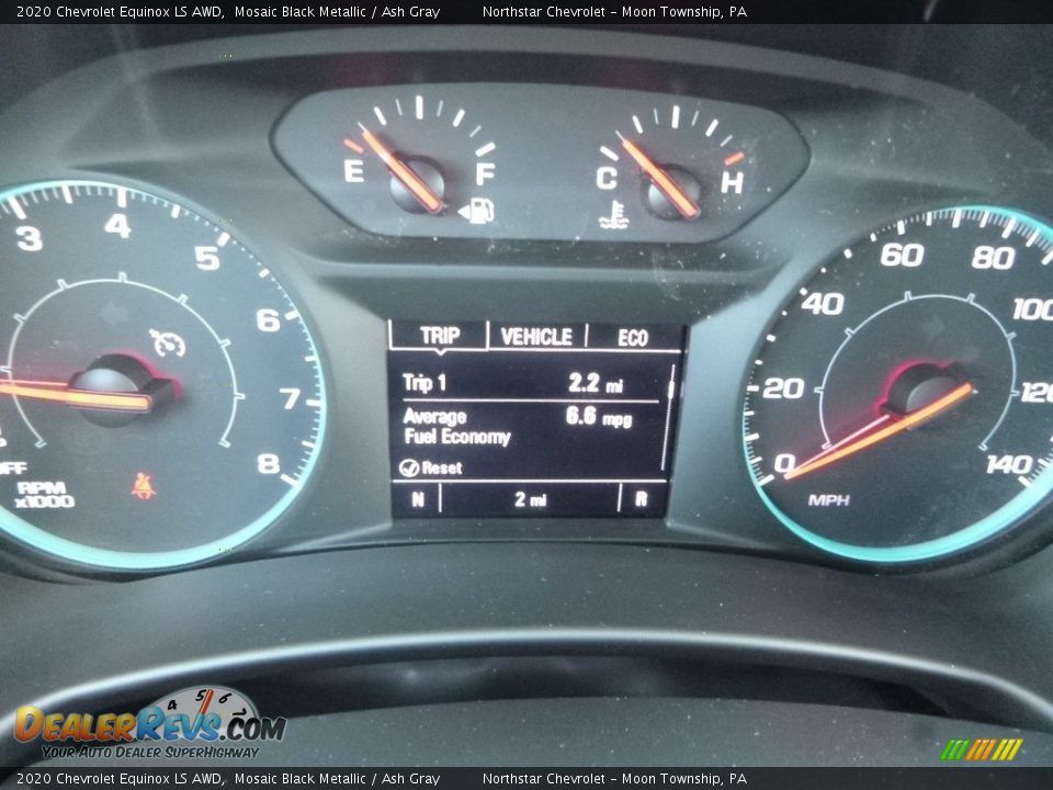 2020 Chevrolet Equinox LS AWD Mosaic Black Metallic / Ash Gray Photo #20