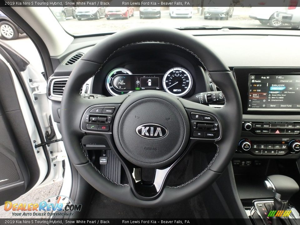 2019 Kia Niro S Touring Hybrid Steering Wheel Photo #16