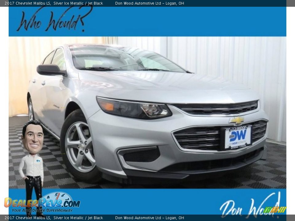 2017 Chevrolet Malibu LS Silver Ice Metallic / Jet Black Photo #1