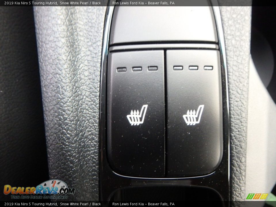 2019 Kia Niro S Touring Hybrid Snow White Pearl / Black Photo #17