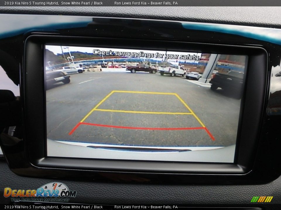 2019 Kia Niro S Touring Hybrid Snow White Pearl / Black Photo #19