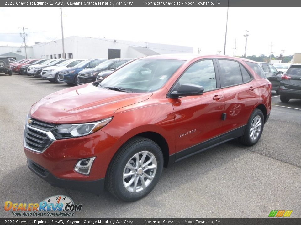 2020 Chevrolet Equinox LS AWD Cayenne Orange Metallic / Ash Gray Photo #1