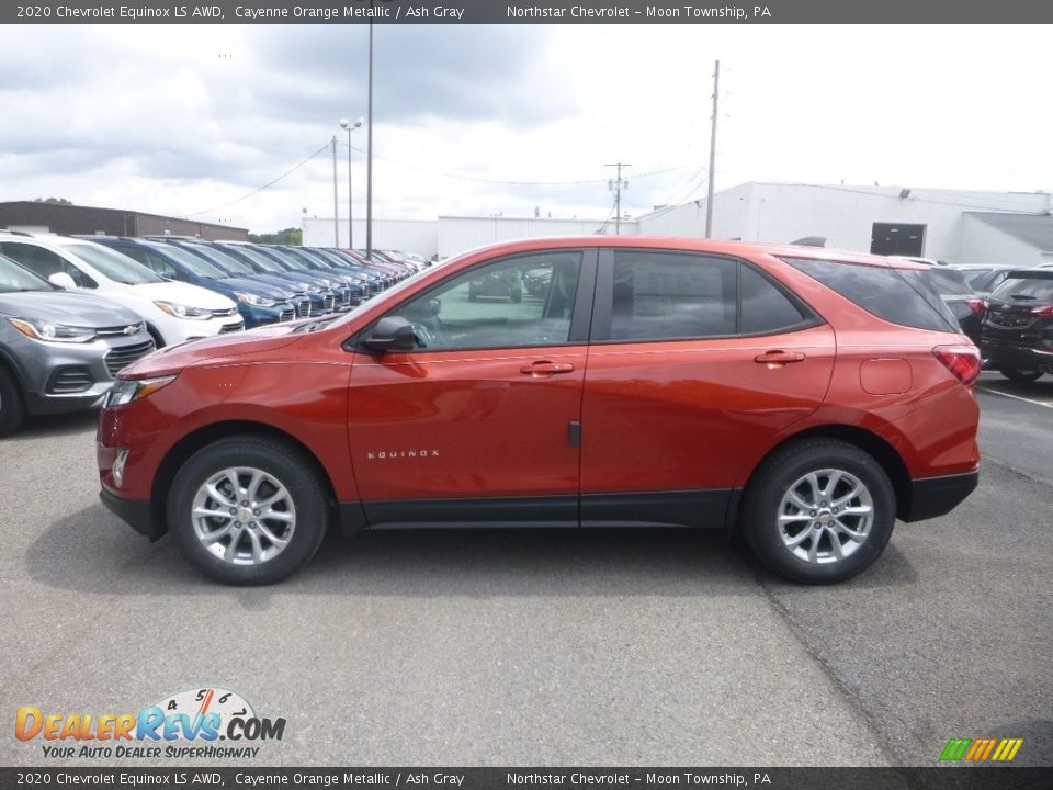 2020 Chevrolet Equinox LS AWD Cayenne Orange Metallic / Ash Gray Photo #2
