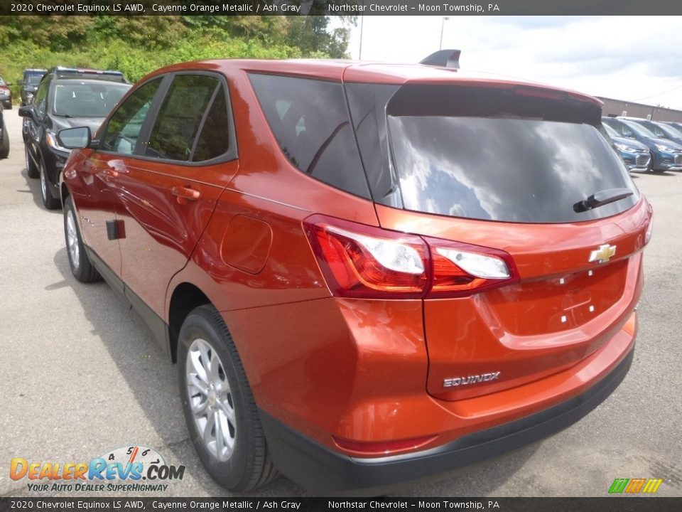 2020 Chevrolet Equinox LS AWD Cayenne Orange Metallic / Ash Gray Photo #3