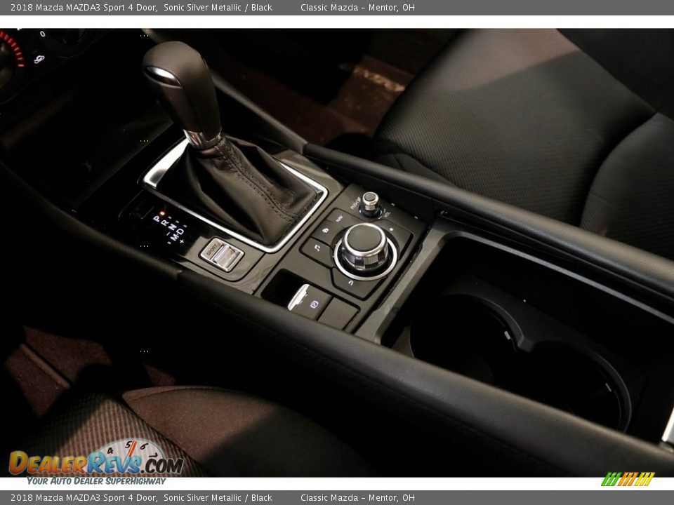 2018 Mazda MAZDA3 Sport 4 Door Sonic Silver Metallic / Black Photo #11