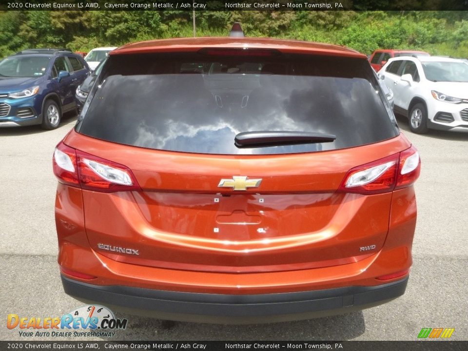 2020 Chevrolet Equinox LS AWD Cayenne Orange Metallic / Ash Gray Photo #4