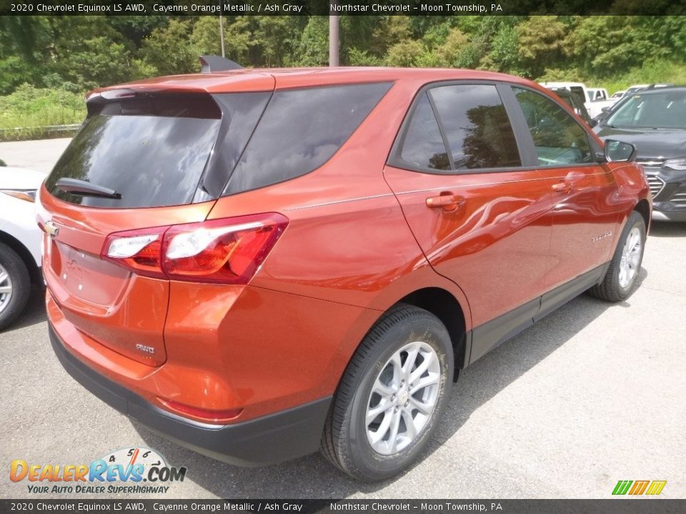 2020 Chevrolet Equinox LS AWD Cayenne Orange Metallic / Ash Gray Photo #5
