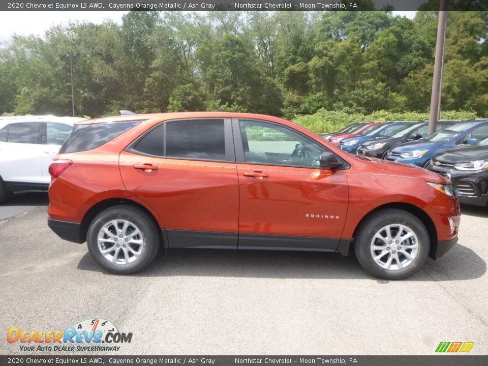 2020 Chevrolet Equinox LS AWD Cayenne Orange Metallic / Ash Gray Photo #6