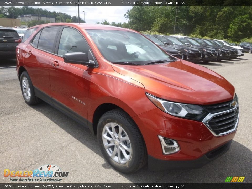 2020 Chevrolet Equinox LS AWD Cayenne Orange Metallic / Ash Gray Photo #7